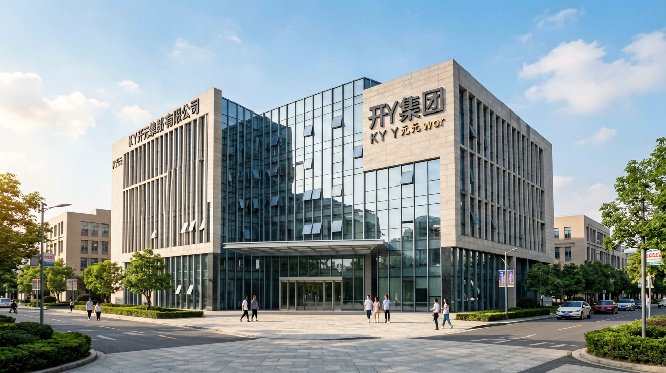KY开元集团现代化办公总部大楼外观