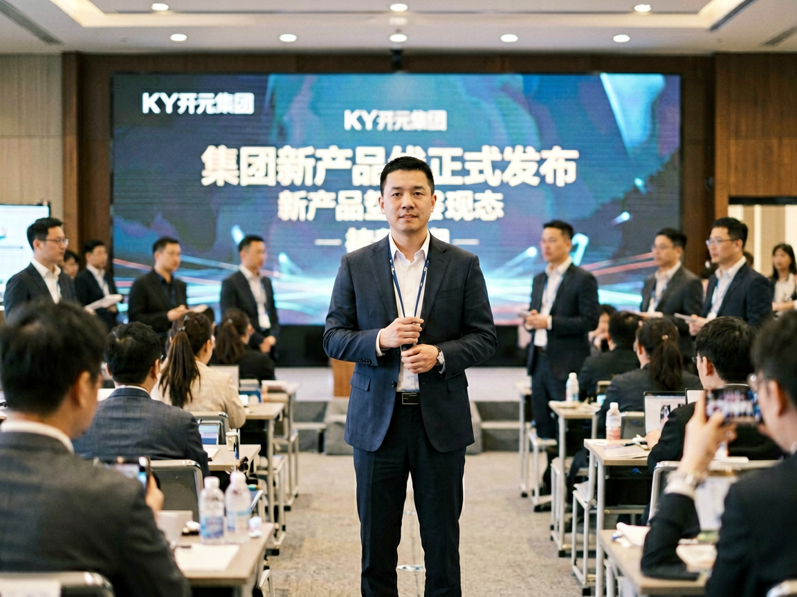 KY开元集团新产品发布活动现场